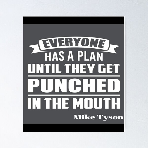 Mike Tyson Quot deals Motivational 14x18 Frame