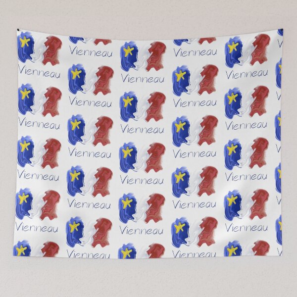 Item preview, Acadian Flag pastel liquid Vienneau  - Drapeau acadien liquide pastel Vienneau designed and sold by ColoursOfFrance.