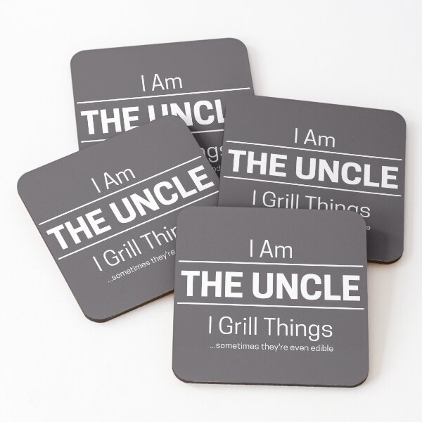 Item preview, Funny Uncle Grills Quote Saying, I Am The Uncle, I Grill  Things, White Text designed and sold by hjsmith.