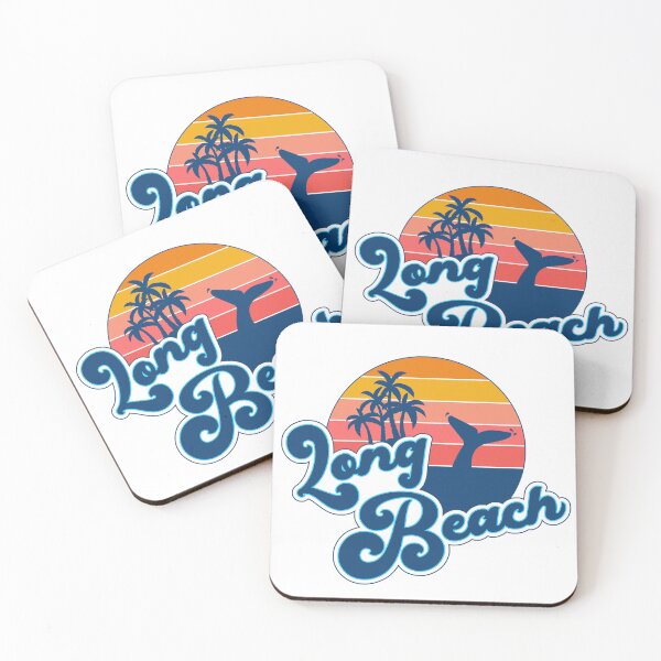 Item preview, Long Beach California CA Surfer 70s Retro Sunset Vintage designed and sold by Funny Shirts Matter.