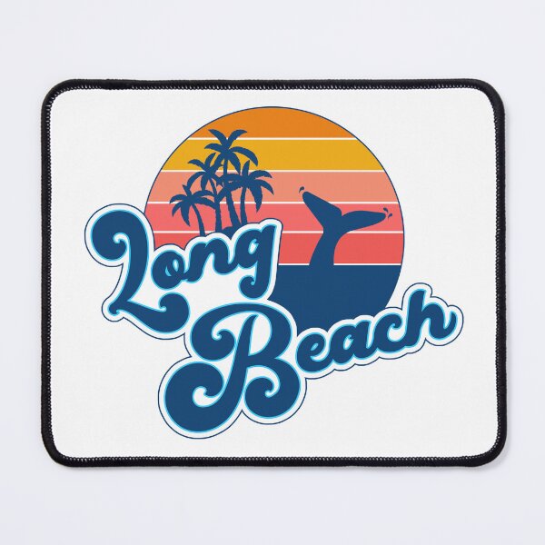 Item preview, Long Beach California CA Surfer 70s Retro Sunset Vintage designed and sold by Funny Shirts Matter.