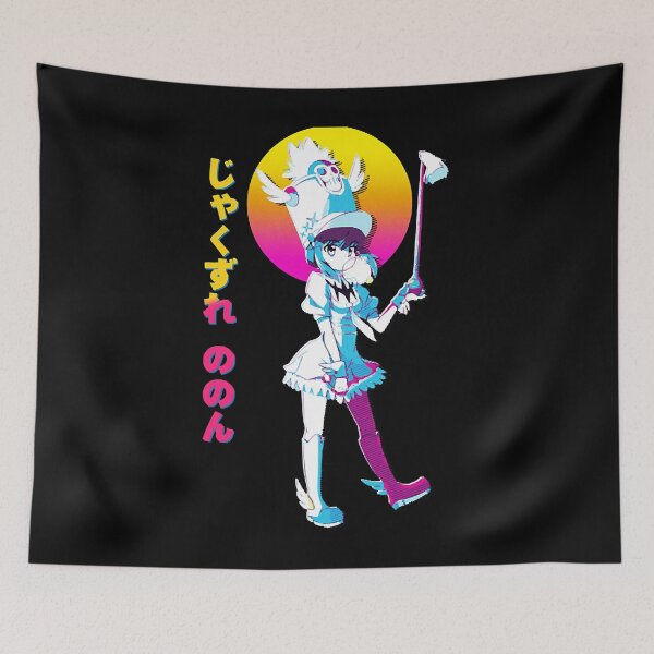 Item preview, Nonon Jakuzure Kill La Kill Vaporwave Vintage Style Art designed and sold by McAdamFurphyn5.