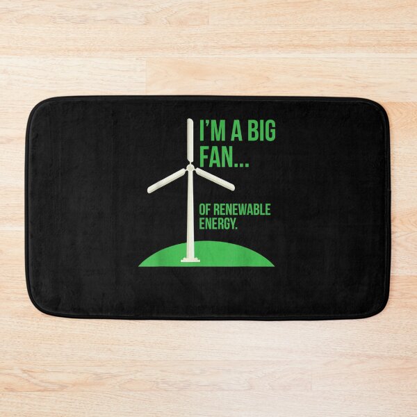 Item preview, Big Fan Renewable Energy Funny Climate Change Pun Earth Day designed and sold by CesarDiaz.
