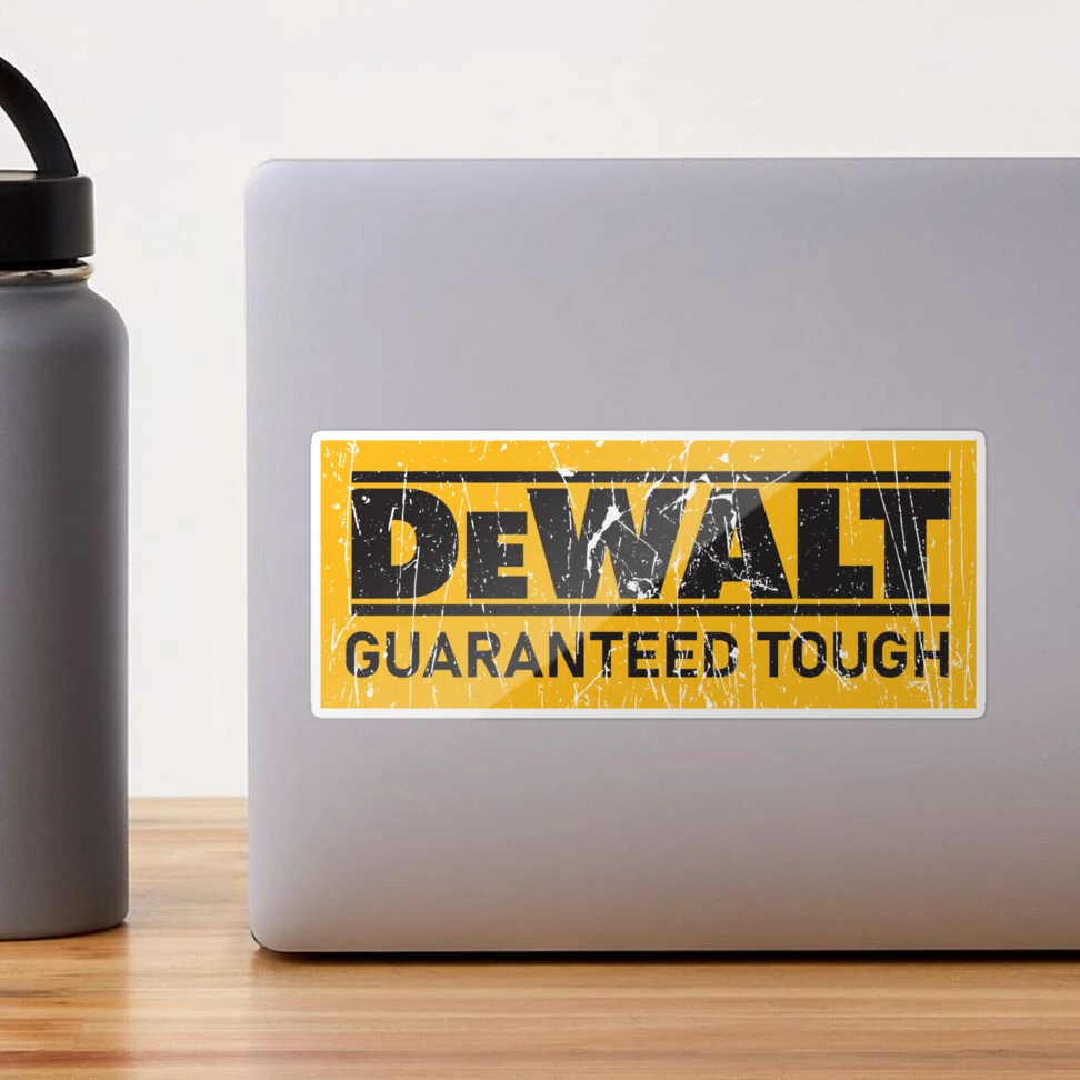 Dewalt Tools Black Logo Vinyl Decal - Peel & Stick - Available in Various  Sizes | eBay