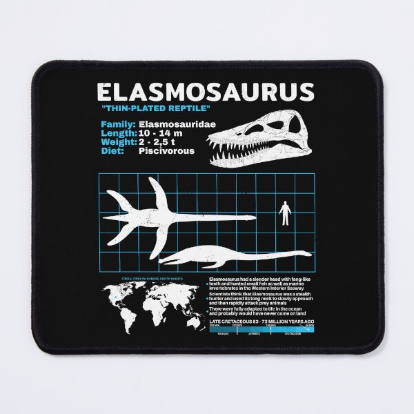 Item preview, Elasmosaurus Datasheet designed and sold by NicGrayGraphic.