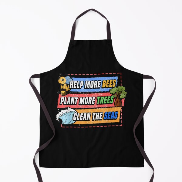 Item preview, Help More Bees Plant More Trees Clean The Seas Earth Day designed and sold by CesarDiaz.