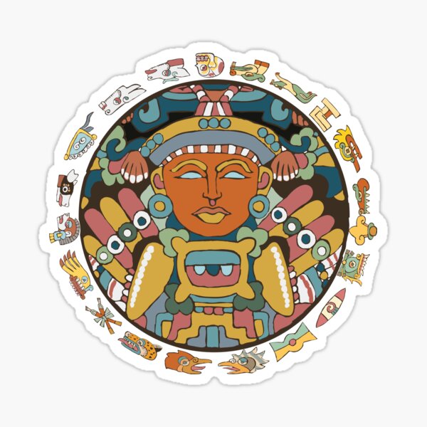 Aztec Time Sticker