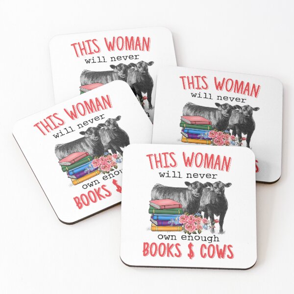 Item preview, This Woman Will Never Own Enough Book And Cows designed and sold by SCayson.