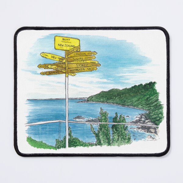 Item preview, Sterling Point - Bluff Watercolour designed and sold by Tom Napper Design.