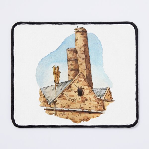 Item preview, An Old Warehouse Watercolor Sketch Painting designed and sold by TeeBruh.