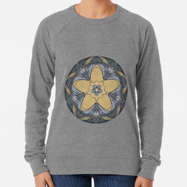 Art Deco Mandala Lightweight Sweatshirt
