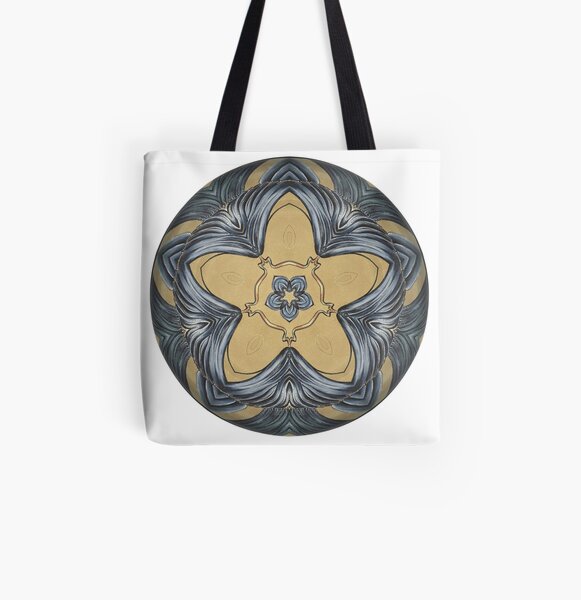 Art Deco Mandala All Over Print Tote Bag