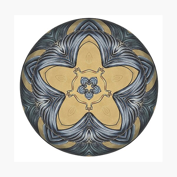 Art Deco Mandala Photographic Print