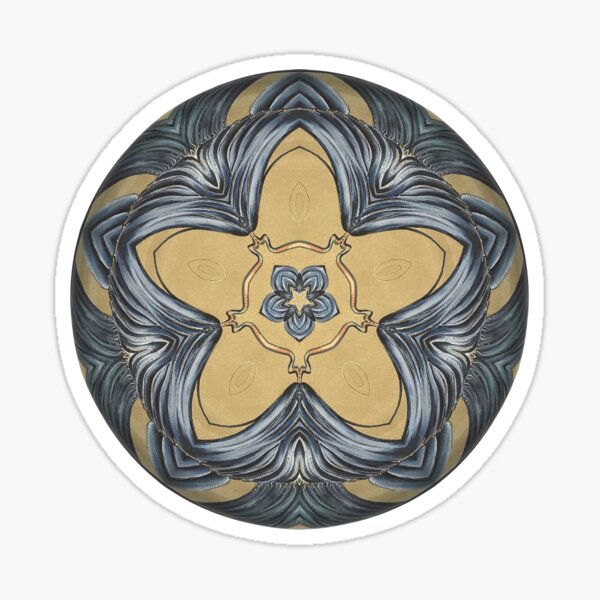 Art Deco Mandala Sticker