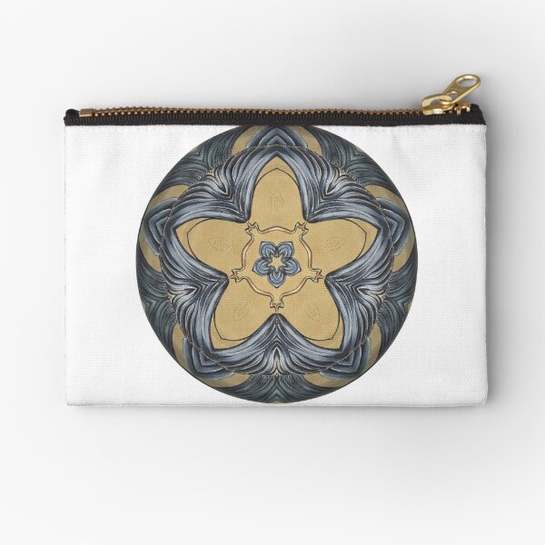 Art Deco Mandala Zipper Pouch