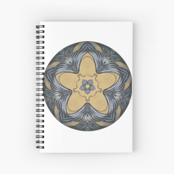 Art Deco Mandala Spiral Notebook