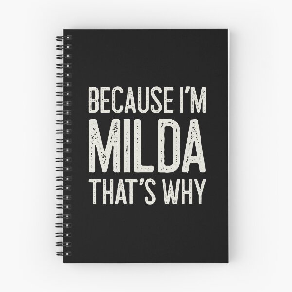 Item preview, Because I’m Milda That’s Why Funny Personalized Name designed and sold by MariosNydras.