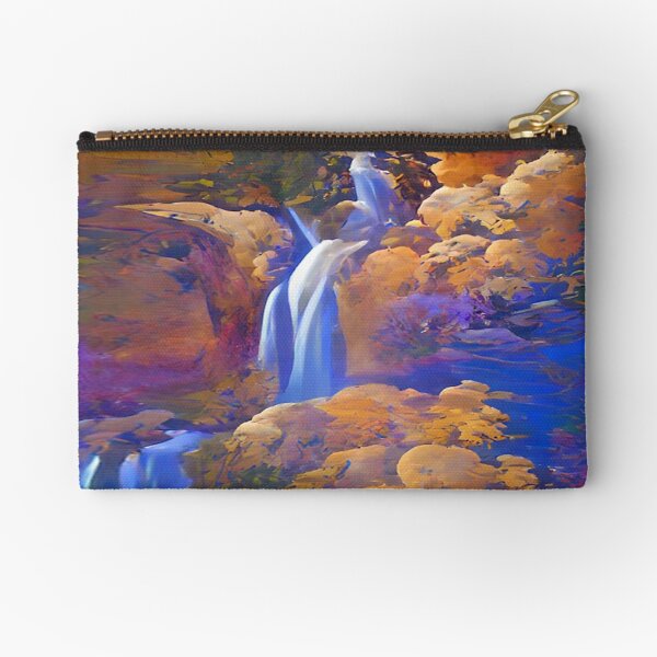 Item preview, Waterfall Painting designed and sold by CattlettArt.