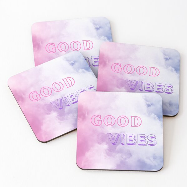 Item preview, Good Vibes Pink And Purple Text Design designed and sold by debmund.