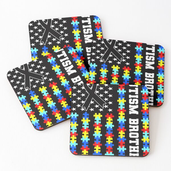 Item preview, Autism Brother Puzzle USA Flag Autism Awareness Family designed and sold by JanetDonohoe.