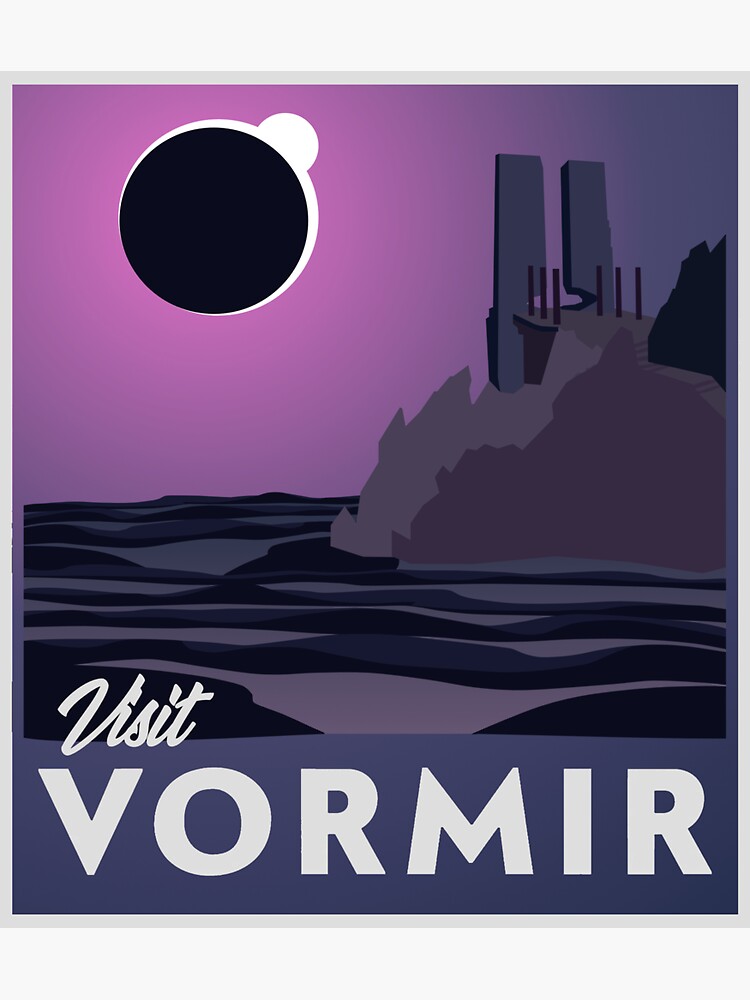 Thumbnail 3 of 3, Sticker, Visit Vormir designed and sold by Rockys-Randoms.