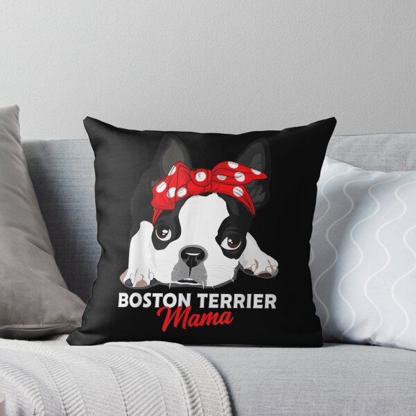 Artikelvorschau, Boston Terrier Mama Cute Bostie Dog Mom Funny Girls Geschenk entworfen und verkauft von DonVTV.