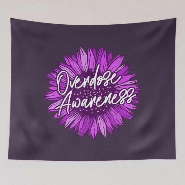 Item preview, Wear Purple Overdose Awareness Gifts Survivor Ribbon Opioid designed and sold by DuyenHaiTus.