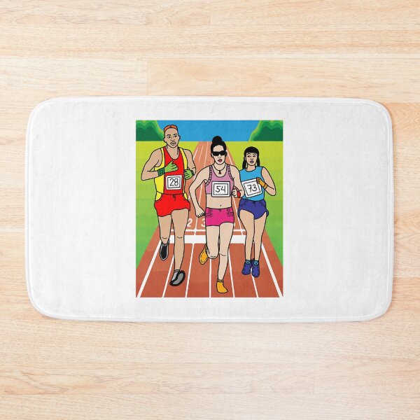 Item preview, Jogging Marathon Runners And Train    designed and sold by angkhuong1993.