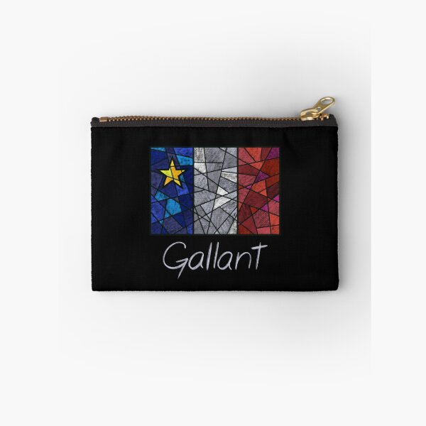 Item preview, Acadian Flag pastel mosaic Gallant - Drapeau acadien mosaïque pastel vitrail Gallant designed and sold by ColoursOfFrance.