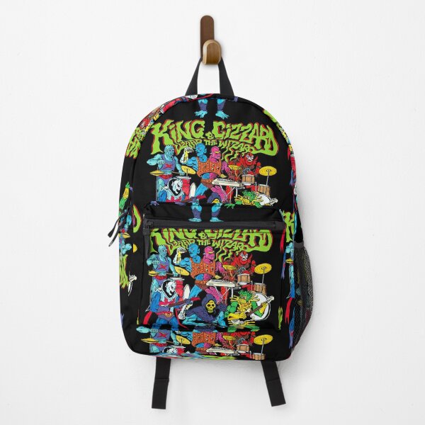 Fangner Classic King Gizzard and Lizard Wizard Backpack School Bag Laptop Daypack Bookbagblack Fangner Classic King Gizzard and Lizard Wizard Backpack School Bag Laptop Daypack Bookbagblack