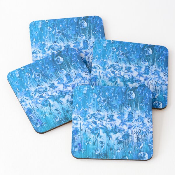 Item preview, Shades of Bright Blue Abstract designed and sold by Karen Simon.