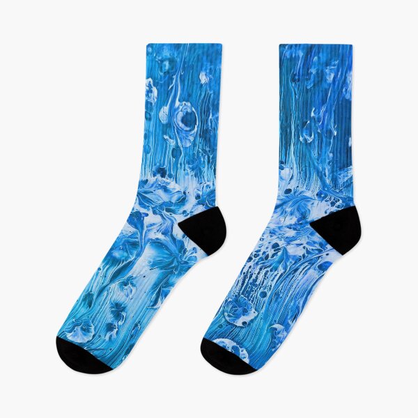 Item preview, Shades of Bright Blue Abstract designed and sold by Karen Simon.