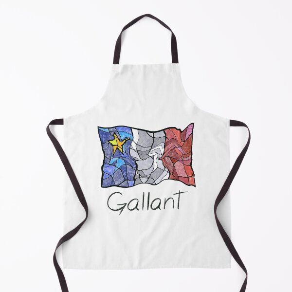 Artikelvorschau, Acadian Flag pastellfarbenes Flüssigmosaik Gallant - Drapeau Acadien Mosaïque liquide pastell vitrail Gallant entworfen und verkauft von ColoursOfFrance.