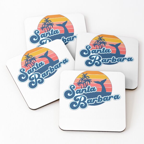 Item preview, Santa Barbara California CA Surfer 70s Retro Sunset Vintage designed and sold by Funny Shirts Matter.