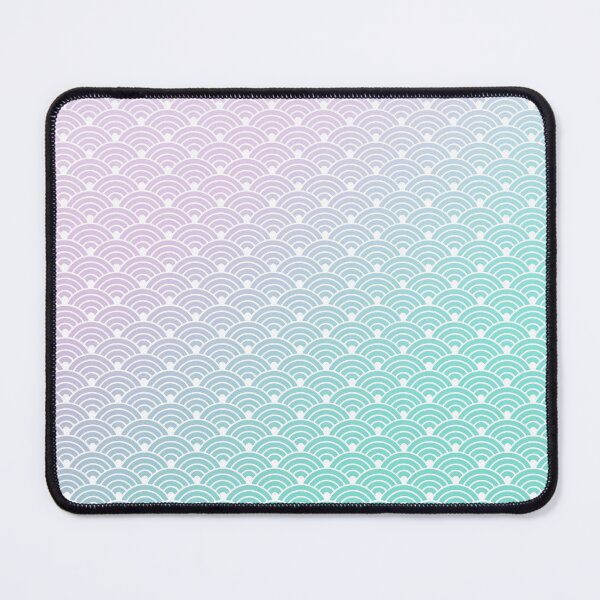 Item preview, Seigaiha Pattern in Purple Aqua Gradient designed and sold by Takeda-art.