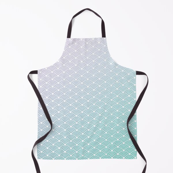 Item preview, Seigaiha Pattern in Purple Aqua Gradient designed and sold by Takeda-art.