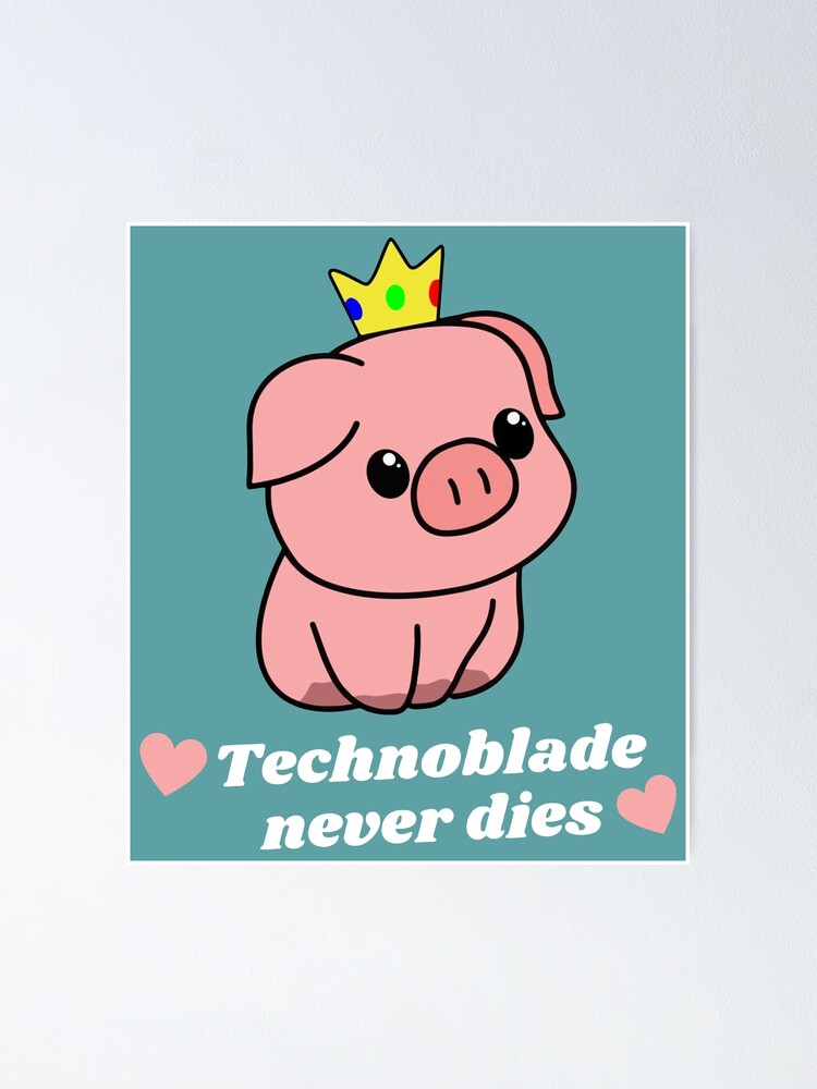 Technoblade never dies spelled out in his writing. Rest well