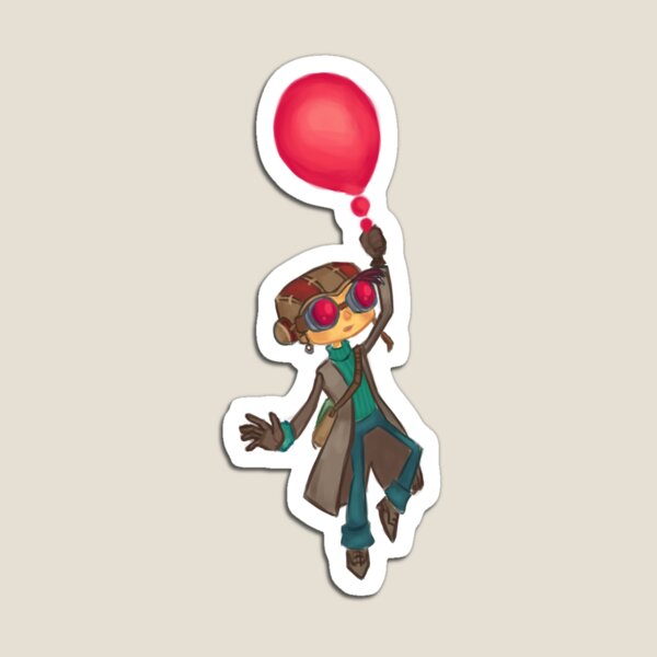 Item preview, Psychonauts Raz Sticker designed and sold by Stardrop-Studio.