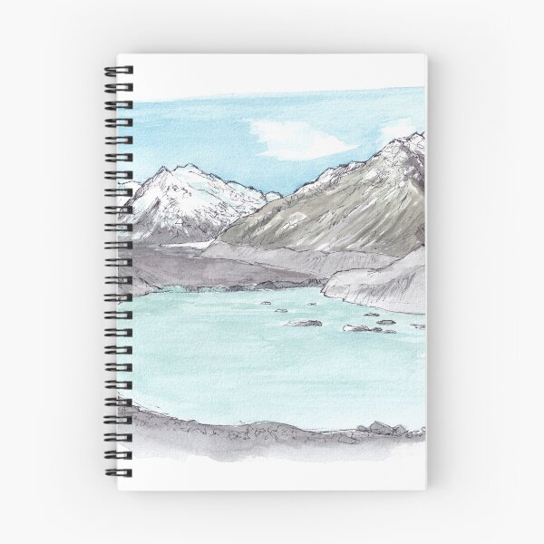 Item preview, Tasman Glacier Watercolour designed and sold by Tom Napper Design.