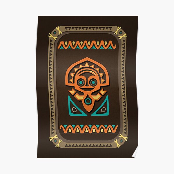 Disney's Polynesian Village Tiki Poster