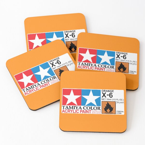 Item preview, Tamiya Acrylic Paint X-6 Orange Label designed and sold by CastorStudios.