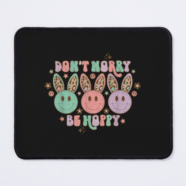 Item preview, Funny Easter Day Dont Worry Be Hoppy Cute Bunny designed and sold by pixelsimple.
