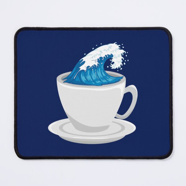 Item preview, Blue Great Wave Off Coffee    designed and sold by HopeshopUK.