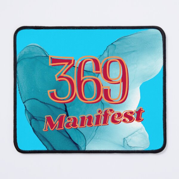 Item preview,  Tesla magic manifesting numbers in turquoise and brick red designed and sold by Mary Egan.