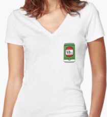 ViBes Women's Fitted V-Neck T-Shirt