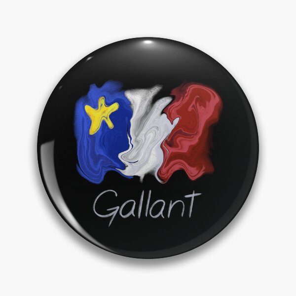 Item preview, Acadian Flag pastel liquid Gallant - Drapeau acadien liquide pastel Gallant designed and sold by ColoursOfFrance.