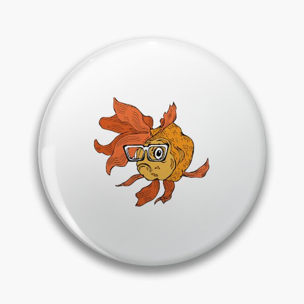 Item preview, Hipster Goldfish  designed and sold by angkhuong1993.