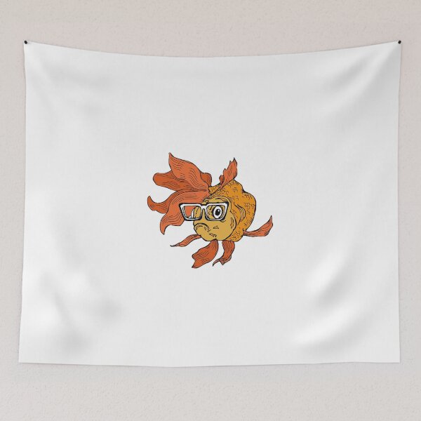 Item preview, Hipster Goldfish  designed and sold by angkhuong1993.