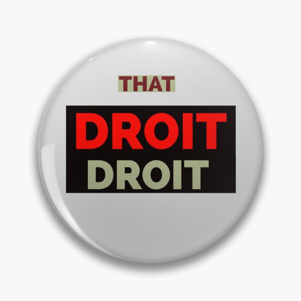 Item preview, The Droit Droit  Right of Rights designed and sold by CalifaMedia.