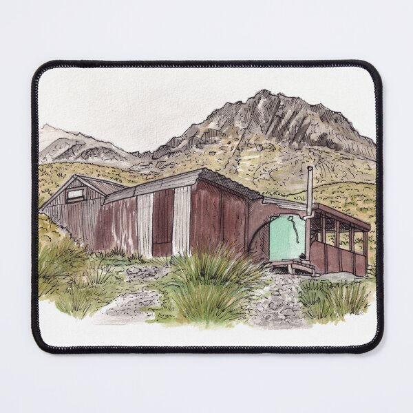 Item preview, McIntosh Hut Watercolour designed and sold by Tom Napper Design.